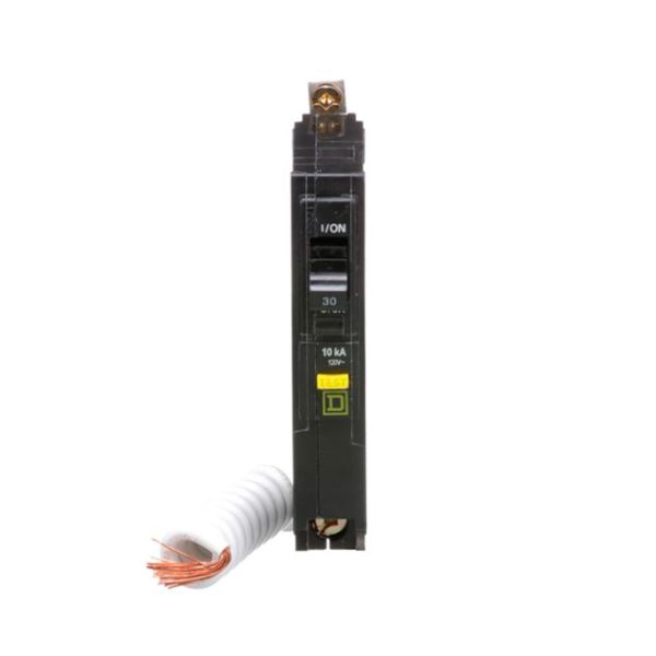 Interruptor termomagnetico automático, 1 polo, 30 A, 10 kA. QOB130GFI Schneider Electric