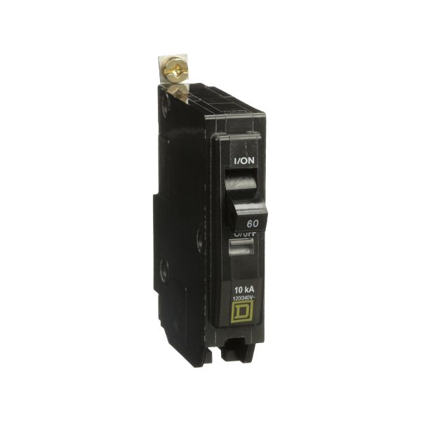 Pastilla Interruptor Termomagnético QOB, 1 Polo, 60A, QOB160 Schneider Electric