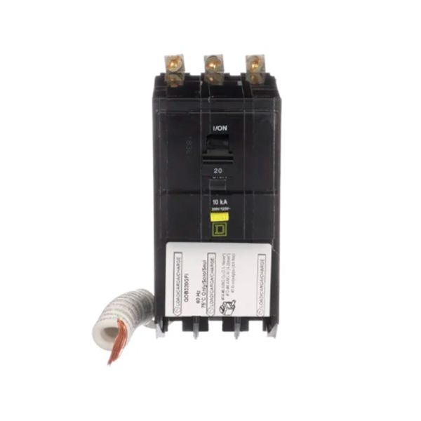 Interruptor termomagnético QO 3 polos, 20 A. QOB320GFI Schneider Electric