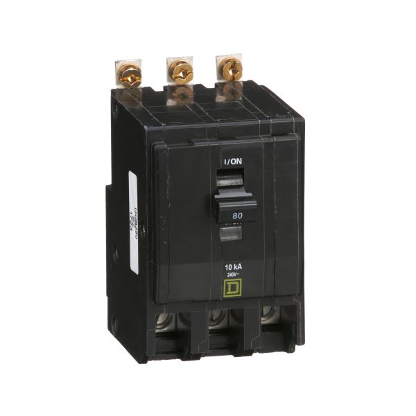 Interruptor automático en miniatura QO, 80 A. QOB380 Schneider Electric