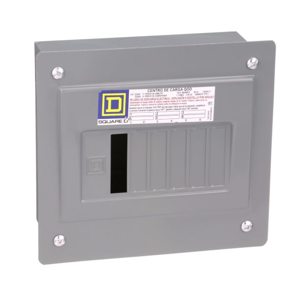 Centro De Carga Qod Zapatas Principales 100 A 1f, 3h 6sp Ne