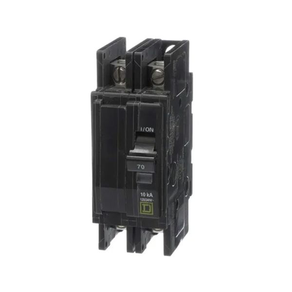 Interruptor termomagnético, 2 polos, 70 A, Square D. QOU270 Schneider Electric