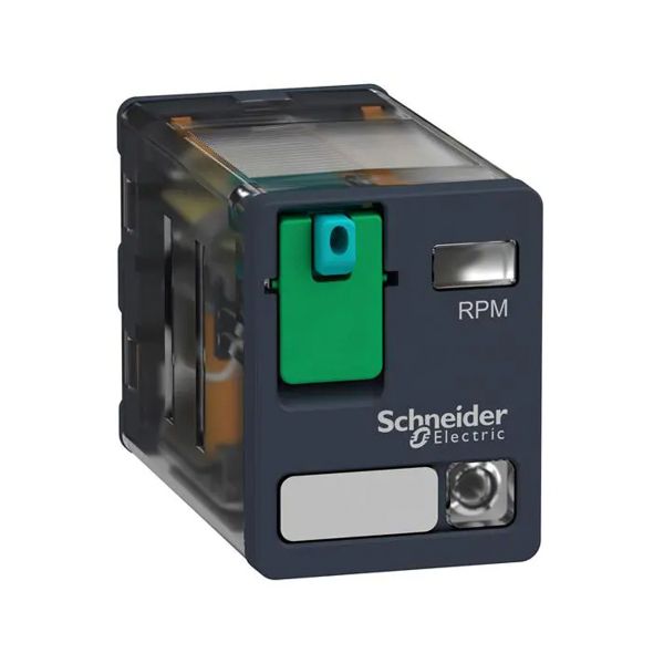 Relé enchufable de interfaz delgada, 6 A, 1 conector. RPM22BD Schneider Electric