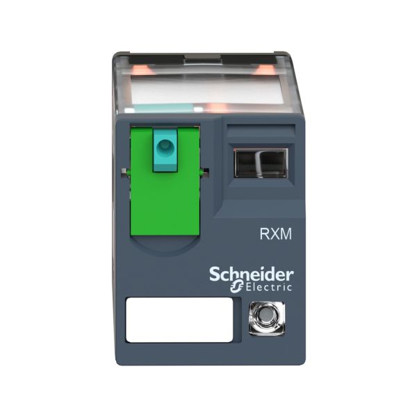 Relevador miniatura enchufable, 12 A, 25V CC. RXM2AB2BD Schneider Electric