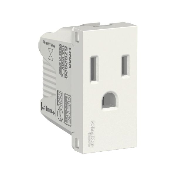 Contacto 2 Polos + Tierra 15A, 1 Módulo S70202004 Schneider Electric