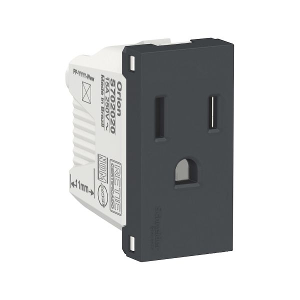 Contacto 2 Polos + Tierra 15A, 1 Módulo S70202094 Schneider Electric.