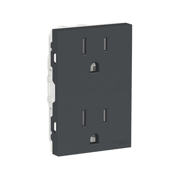 Toma de Corriente Dúplex 2 Polos + Tierra, 15A, 127 V CA, S70322094 Schneider Electric