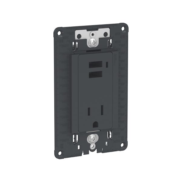 Contacto 2 USB CH2.0 + 1 US 2 Polos + Tierra S70323094 Schneider Electric