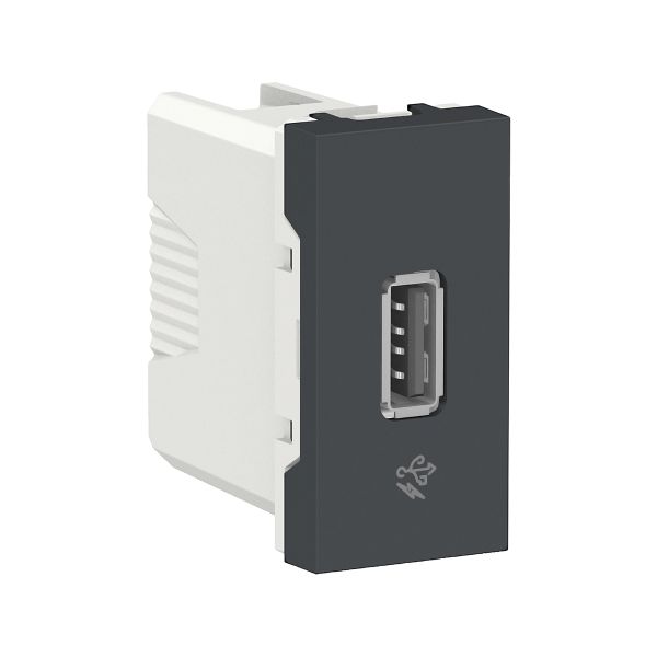 Contacto USB, 1 Módulo, Charge 2.0, 1 A, S70547094 Schneider Electric