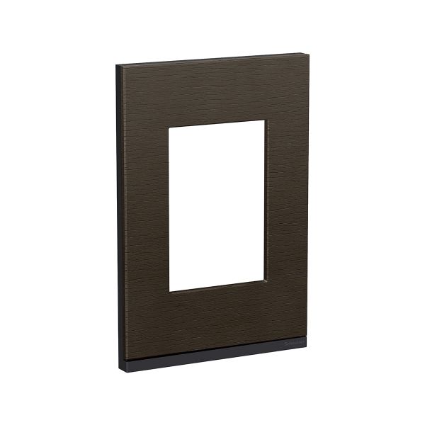 Placa de Madera, 3 Módulos, Orion Wengue, S734103839 Schneider Electric