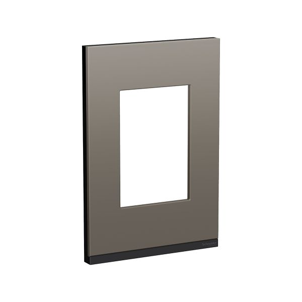 Placa de Piedra Fénix, 3 Módulos, Orion Plata, S734103889 Schneider Electric