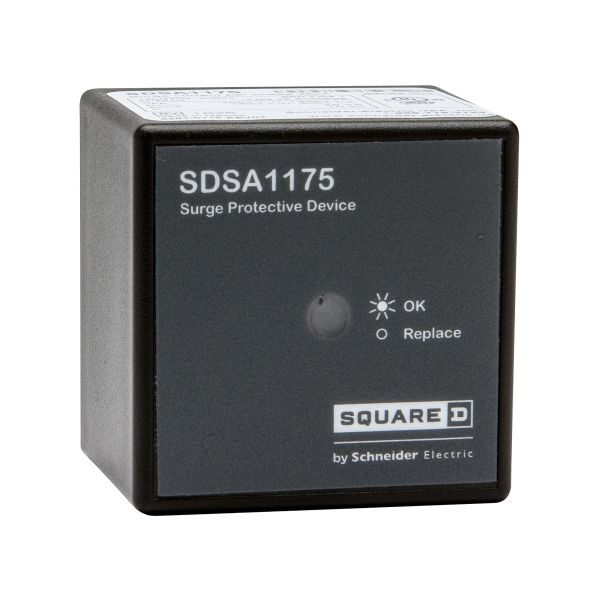 Supresor de picos, 36 kA, 120/240 VCA, 1 fase, 3 hilos. SDSA1175 Schneider Electric