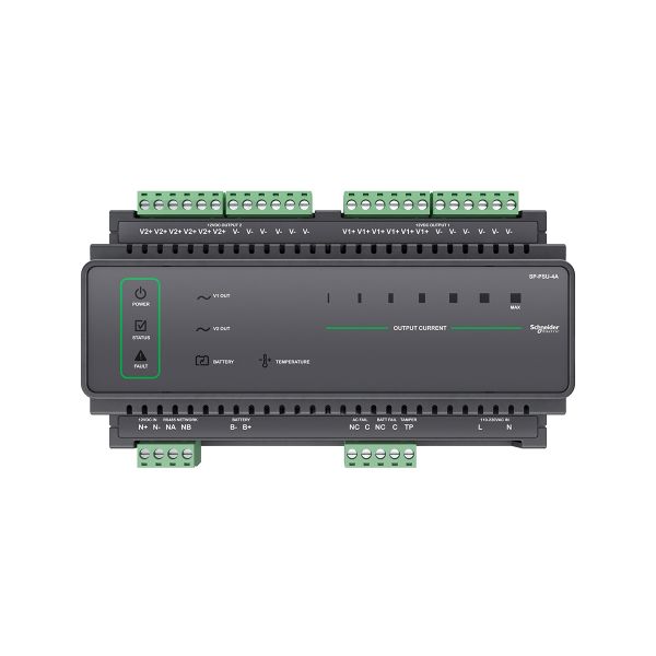 Fuente de alimentación, 4 A, sistema de control de acceso. SP-PSU-4A Schneider Electric