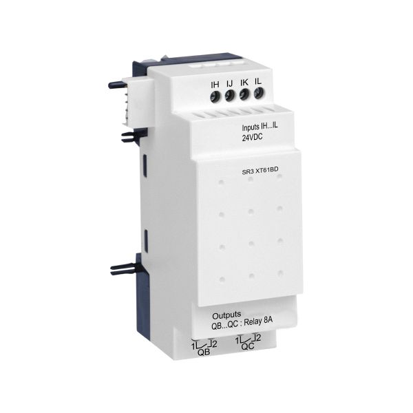 Módulo de extensión de e/s discreta, 6 i o, 24 V DC. SR3XT61BD Schneider Electric