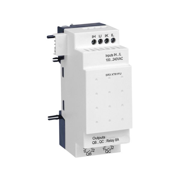 Módulo de extensión de e/s discreta, 6 i o, 100..240 V AC. SR3XT61FU Schneider Electric