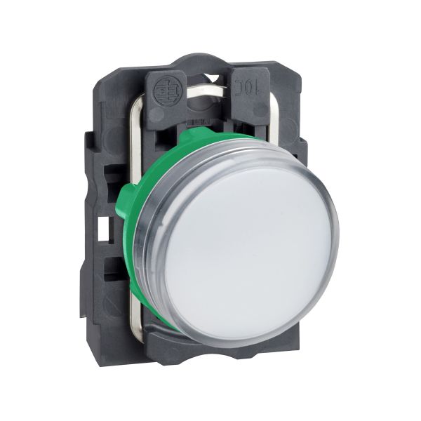 Piloto luminoso redondo Ø 22, blanco, LED integral, 120 V. XB5AVG1 Schneider Electric