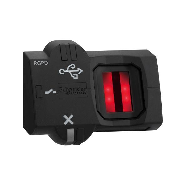 Interruptor biométrico monoestable, plástico, Ø22, 24 V AC/DC. XB5S7B2L2 Schneider Electric