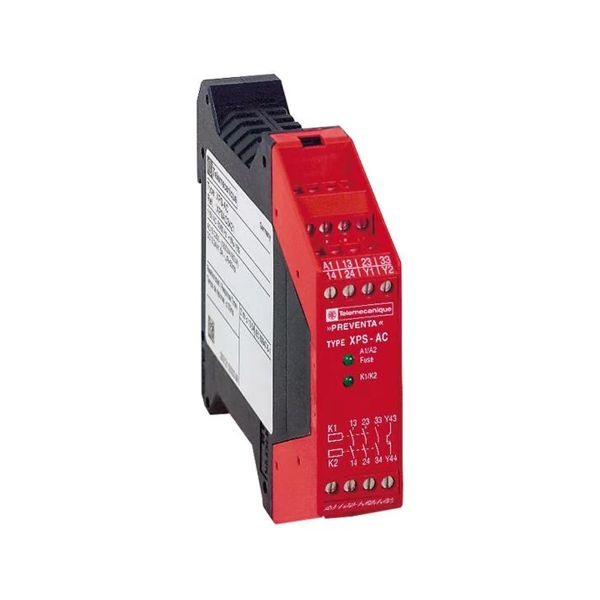 Módulo de seguridad, parada de emergencia, 115 V CA. XPSAC3421 Schneider Electric