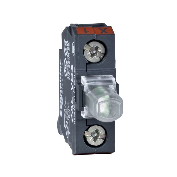 Bloque luminoso verde con LED integrado, 24 V. ZALVB3 Schneider Electric