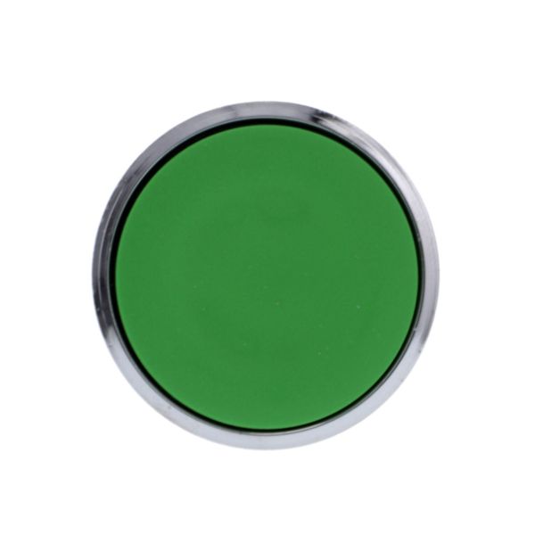 Cabeza pulsador rasante verde, no luminoso. ZB4BA3 Schneider Electric
