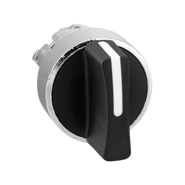 Cabeza selector, 3 posiciones, Ø 22, negro. ZB4BD7 Schneider Electric