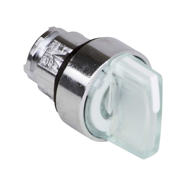 Cabeza selector, iluminado para LED integral con empuñadura estándar, 3 posiciones. ZB4BK1513 Schneider Electric