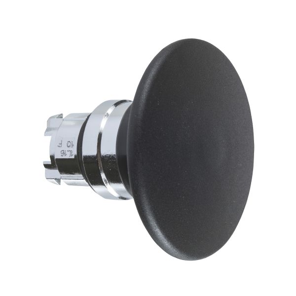 Cabeza de pulsador, Ø 60, negro. ZB4BR2 Schneider Electric