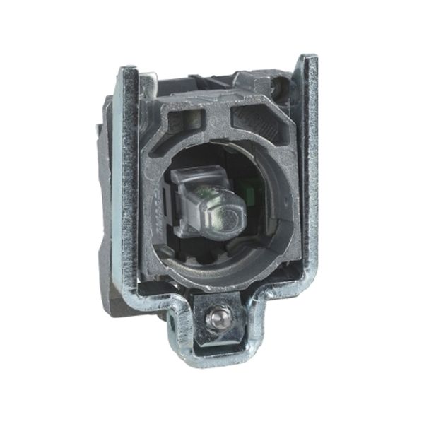 Cuerpo pulsador luminoso LED, 24 V, azul. ZB4BW0B61 Schneider Electric