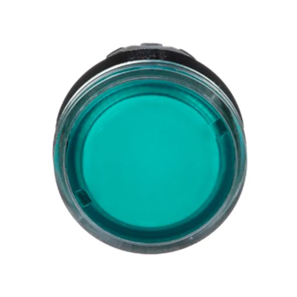 Cabeza pulsador luminoso rasante, verde. ZB4BW33 Schneider Electric