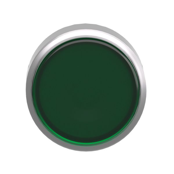 Cabeza de pulsador iluminado, Ø 22, verde. ZB4BW333 Schneider Electric