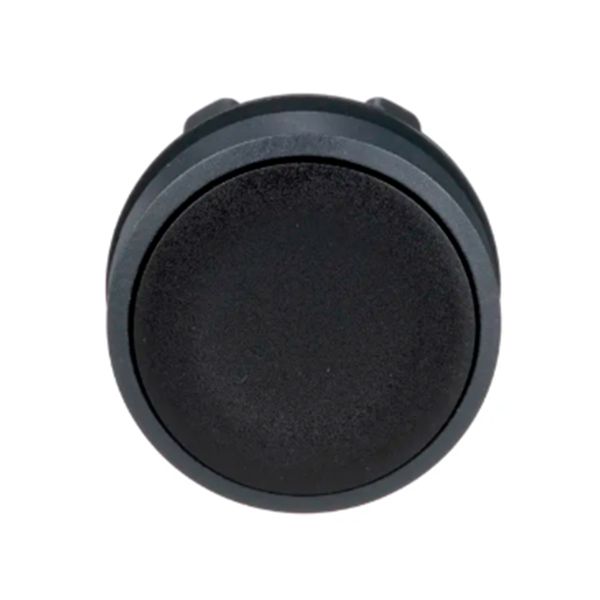 Cabeza pulsador rasante negro, no luminoso. ZB5AA2 Schneider Electric
