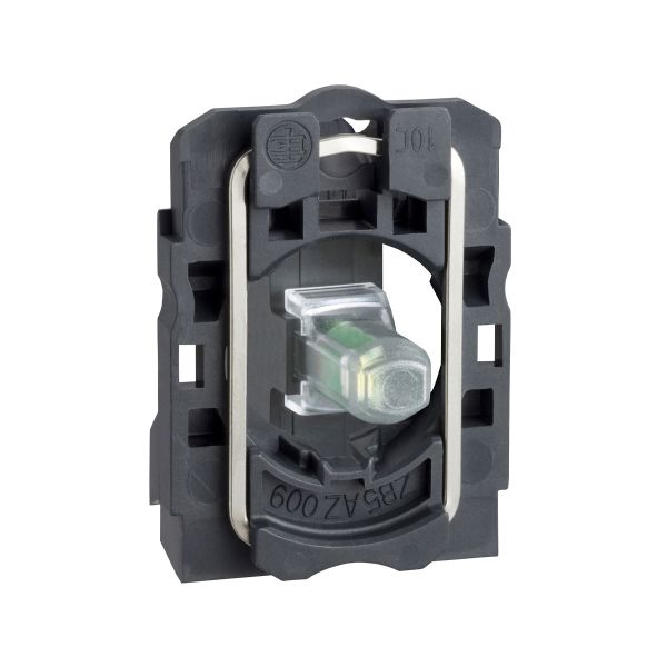 Cuerpo para piloto luminoso, LED integral, verde, 48-120 V. ZB5AVG3 Schneider Electric