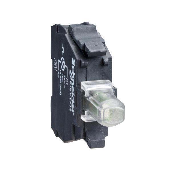 Bloque luminoso, LED integrado verde, 230V. ZBVM3 Schneider Electric