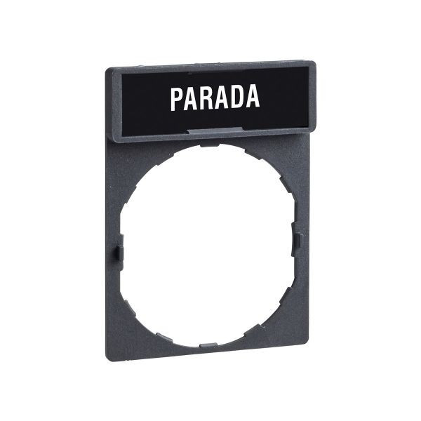 Accesorio de marcaje, etiqueta parada. ZBY2404 Schneider Electric