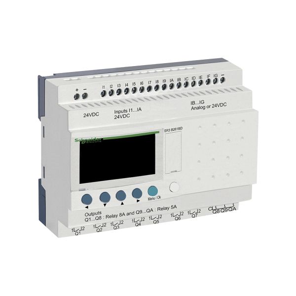 Relevador Modular Inteligente 24V CC, SR3B261BD, Schneider Electric
