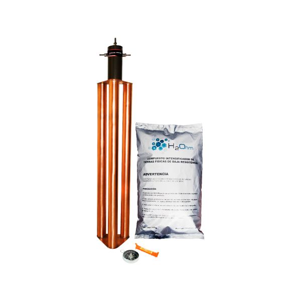 Kit de sistema de puesta a tierra 100AB, con capacidad de 100 A. TG-100AB Total Ground