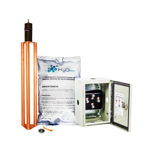 Kit de sistema de puesta a tierra 70K, con capacidad de 70 A. TG-70K Total Ground