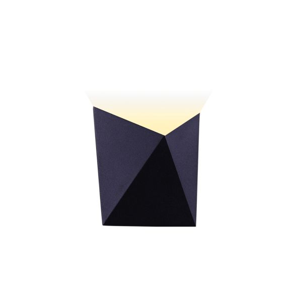 Lámpara de exterior de sobreponer, color negro, 9 W. 09HLED923MV30N Tecnolite