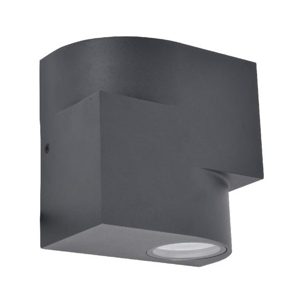 Lámpara de pared arbotante, para exterior, 12 W, gris oscuro. 100H1081MVG Tecnolite