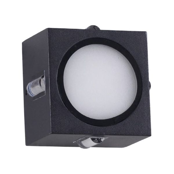 Lámpara de pared arbotante, LED exterior, 10 W, luz suave cálida, IP54, 5 fuentes de Luz, LED integrado. 10HLED1156MV30N Tecnolite