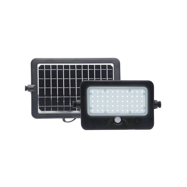 Lámpara solar LED 10 W, luz de día, modos de Luz, sensor de movimiento, batería Integrada, IP65, LED integrado. 10SOLLED34VCD65N Tecnolite