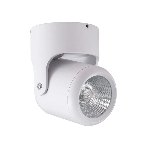 Lámpara spot LED de sobreponer dirigible 10 W, LED integrado. 10YSNLED025MV30B Tecnolite