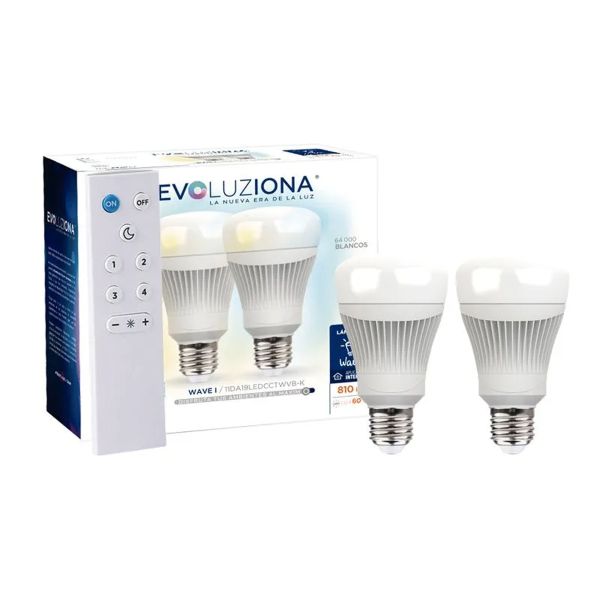 Foco LED ahorrador, Wifi con control 11 W. 11DA19LEDCCTWVB-K Tecnolite