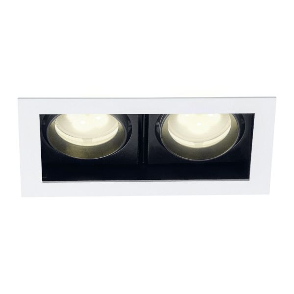 Lámpara de interior para empotrar, base GX5.3/GU10, dirigible,120YD4002MVB Tecnolite