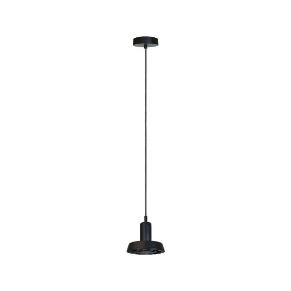 Lámpara LED colgante para interior de 1.50 m, 3000 K, negro. 12CTLLED011MV30N Tecnolite