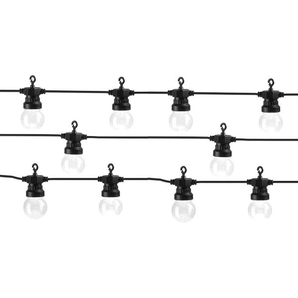Guirnalda de 10 luces LED, luz RGB + blanca, compatible con app móvil y asistentes de voz, 12 W. 12GRLEDRGBMVNTCW Tecnolite