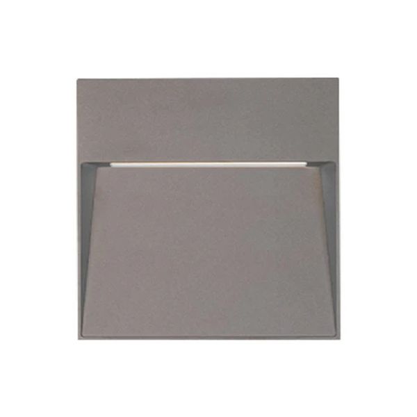 Lámpara LED para pared, luz suave cálida, 16 W, gris. 16HLED808CV30G Tecnolite
