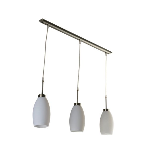 Lámpara colgante de cristal, 1.49 m de altura, potencia Máx. 180 W, 3 bases E27, no incluye focos. 180CTL1033MVOP Tecnolite