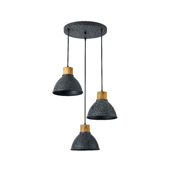 Lámpara colgante para interior de 1.53 m, 180 W, negro. 180CTL3313MVMN Tecnolite