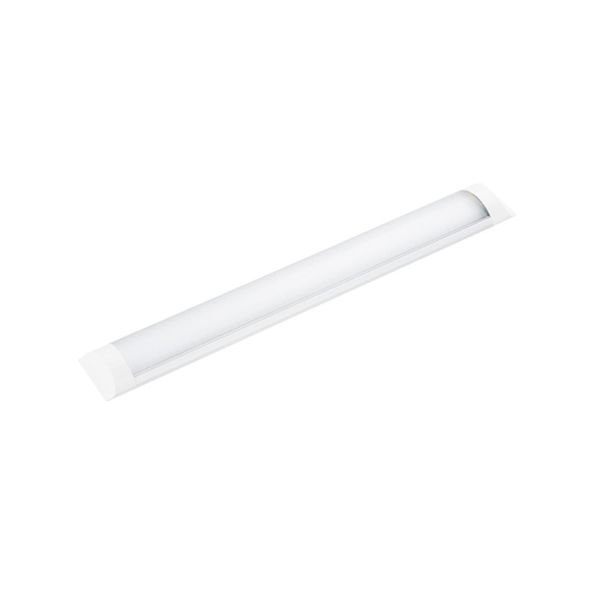 Lámpara Regleta LED 60 cm, sobreponer, 18 W, LED integrado. 18FLCPLED40MVSB Tecnolite